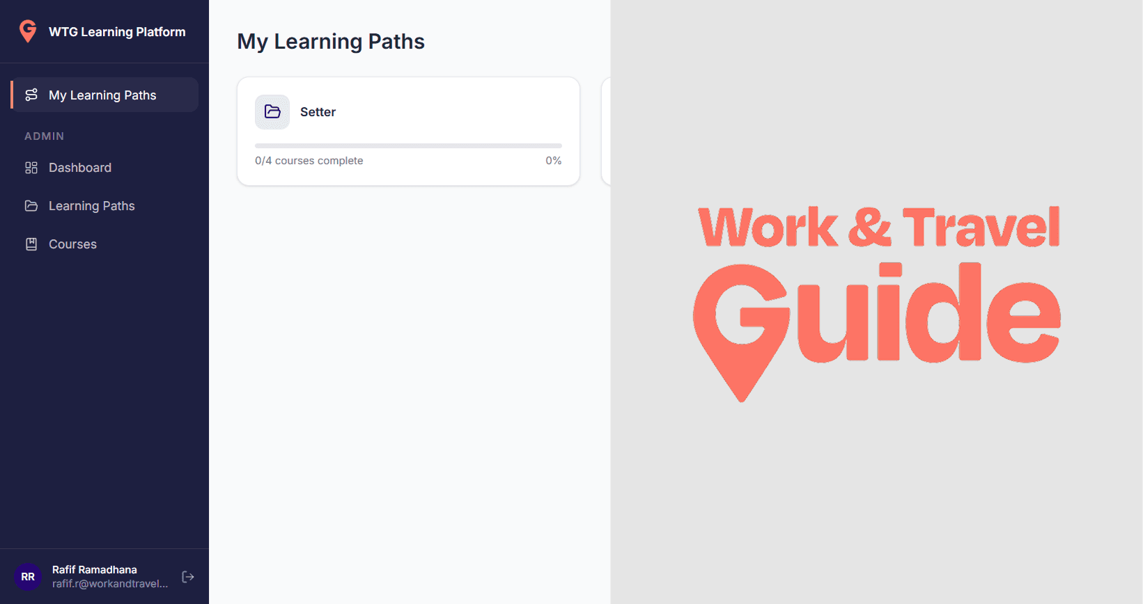 WTG Internal Learning Platform